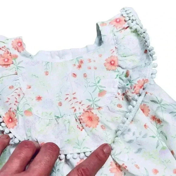 Tommy Bahama Baby Girl Floral Dress Multicolor Size 2T - Picture 3 of 6